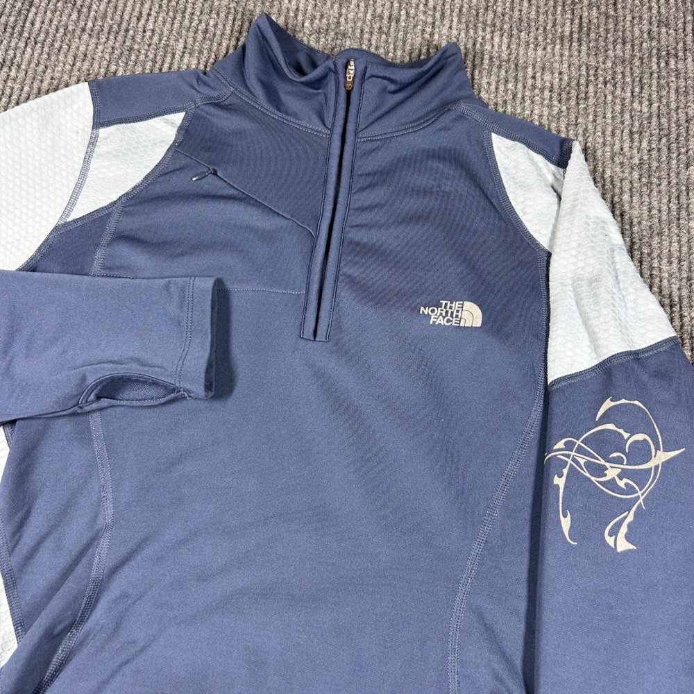 The North Face Jacket Women's S Flight Series VaporWick 1/4 Zip Blue Outdoors